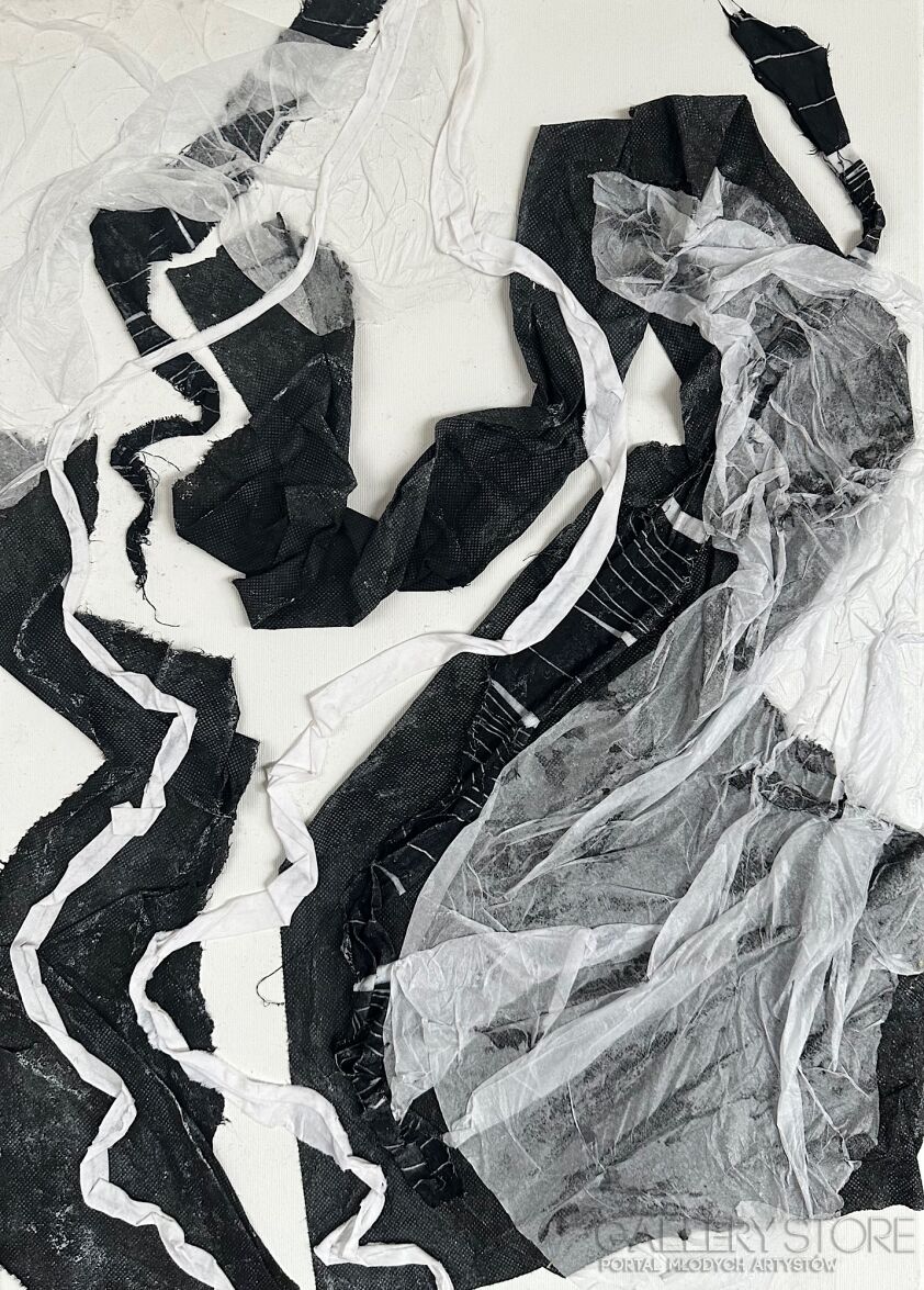First34935 Last34935-Waves of revival black and white 3-Technika mieszana