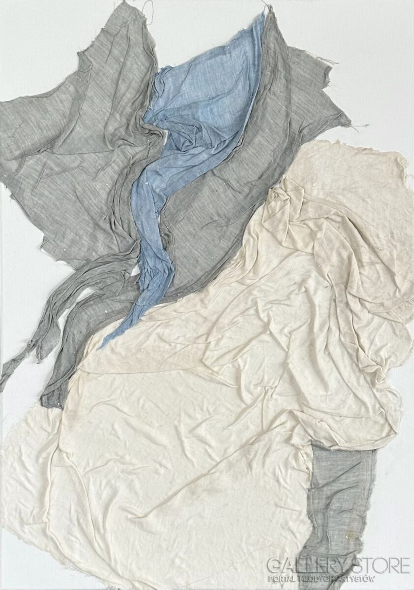 First34935 Last34935-Waves of revival blue 1/3-Technika mieszana