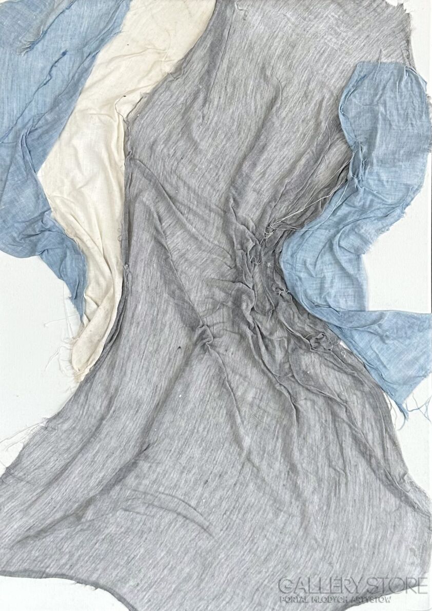 First34935 Last34935-Waves of revival blue 2/3-Technika mieszana
