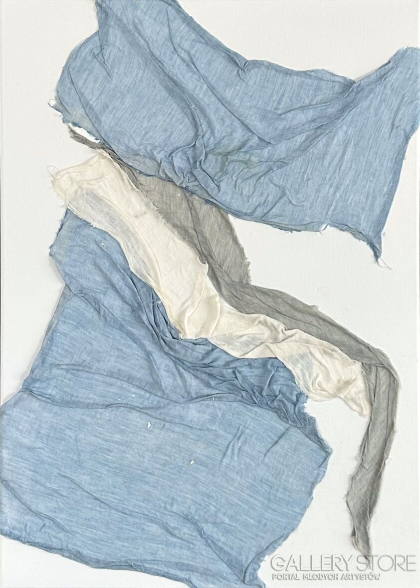 First34935 Last34935-Waves of revival blue 3/3-Technika mieszana