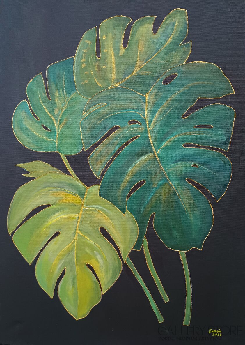 First40047 Last40047-Monstera-Akryl