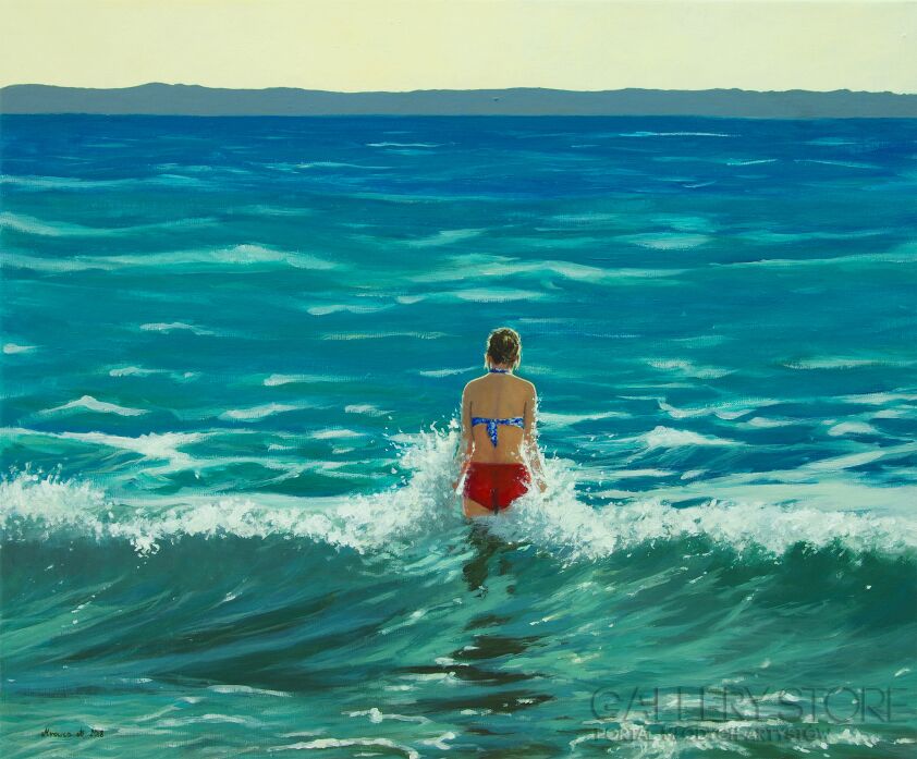 First26335 Last26335-I watch the waves-Akryl
