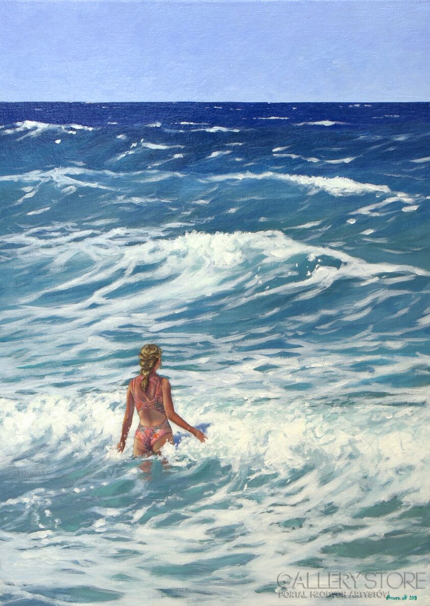 First26335 Last26335-I watch the waves II-Akryl