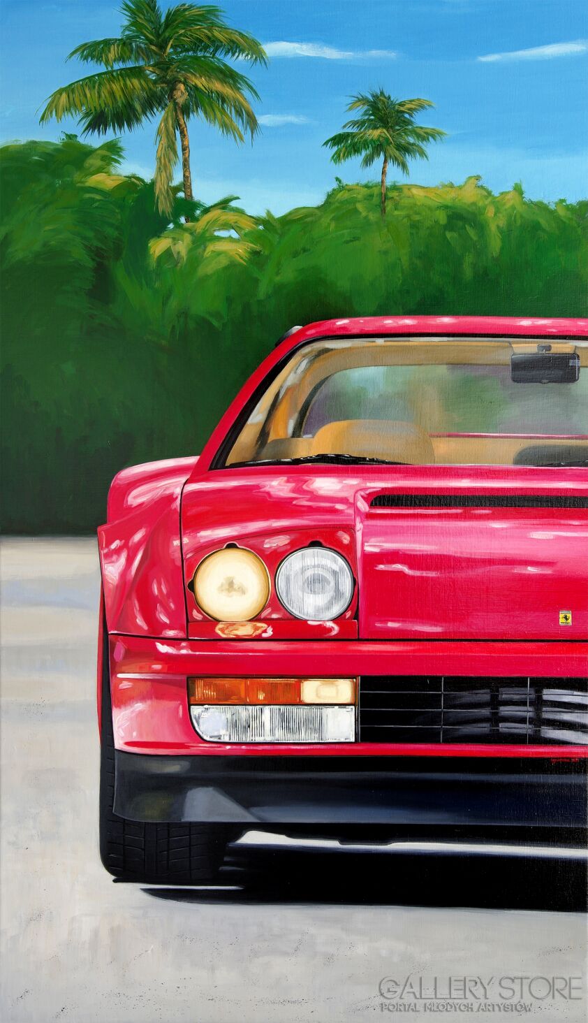 First26335 Last26335-My life be like - Ferrari Testarossa-Akryl