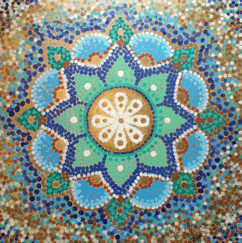 First31248 Last31248-Mozaikowa Mandala Pięknej Przyszłości-Akryl