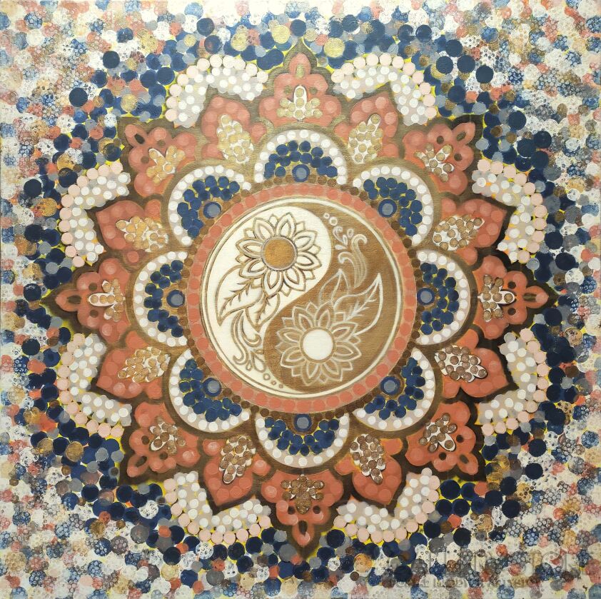 First31248 Last31248-Mozaikowa Mandala Życiowej Równowagi-Akryl