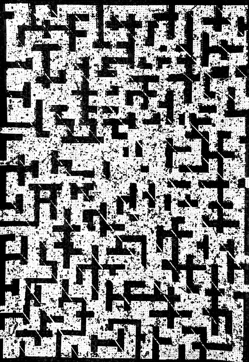First27137 Last27137-"Labyrinth-blizzard-black"-Plakaty