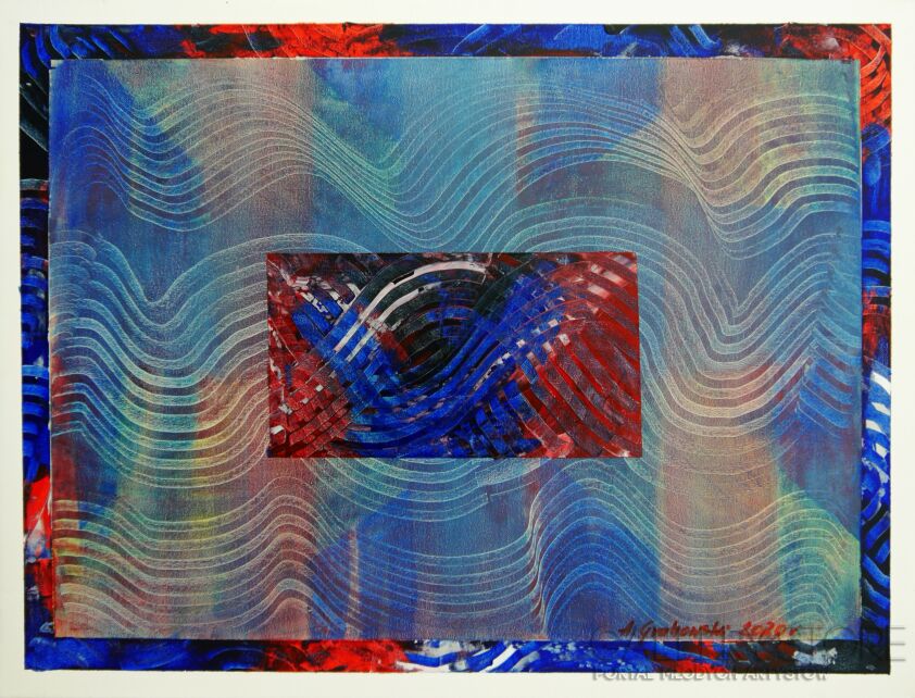 First35987 Last35987-Energy waves-Akryl