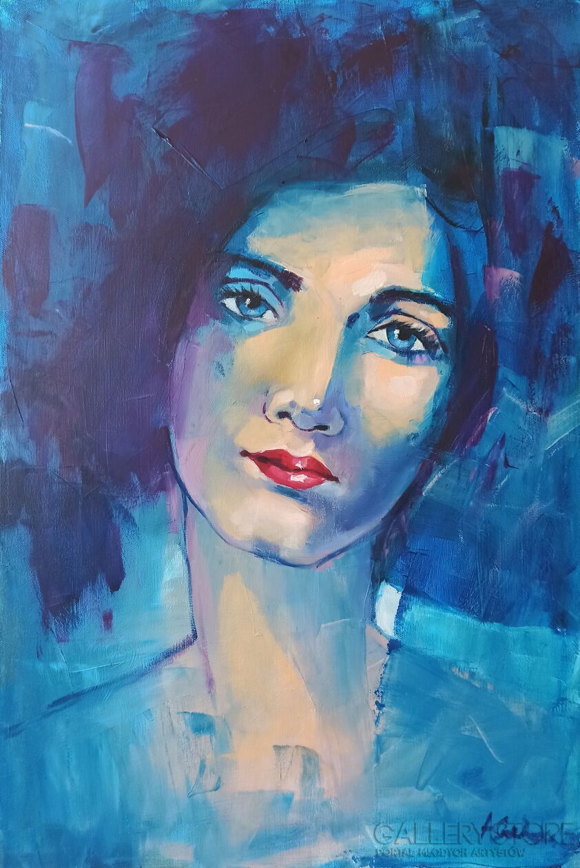 First207 Last207-Portret Damy. Dziewiąty-Olej