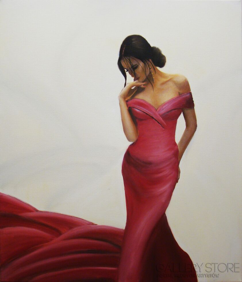 First34069 Last34069-Lady in red-Olej