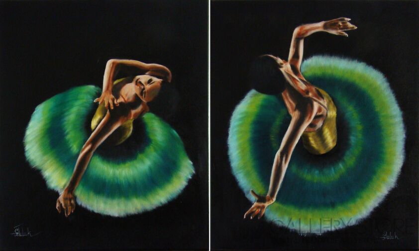 First34069 Last34069-Szmaragdy baletnicy (diptrik)-Olej