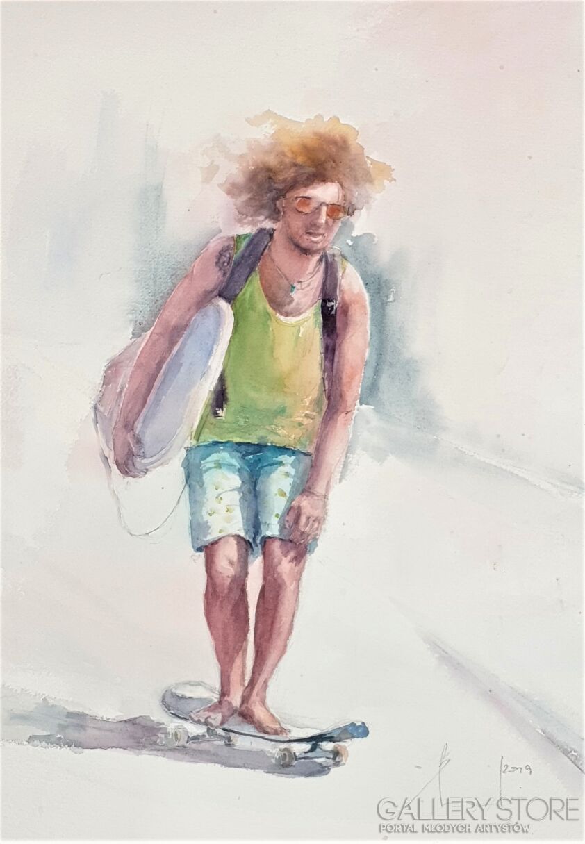 First26826 Last26826-BOARD BOY 2019.049-Akwarela