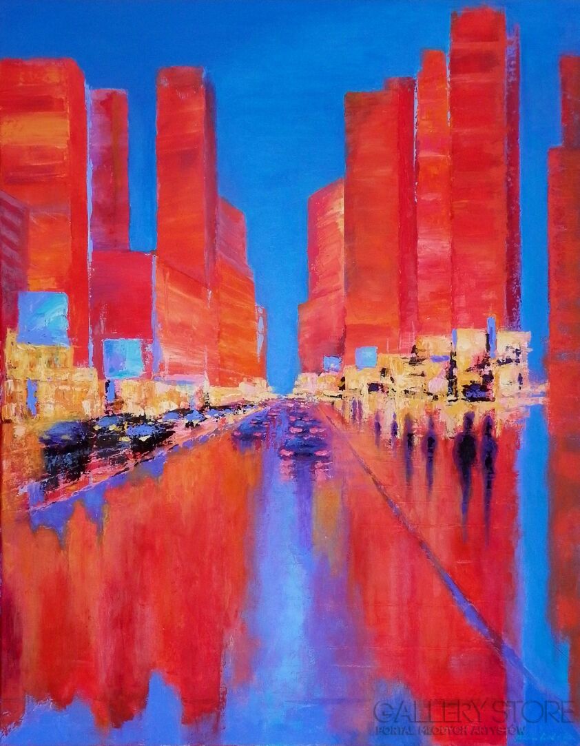 First32604 Last32604-Metropolis - red-Akryl
