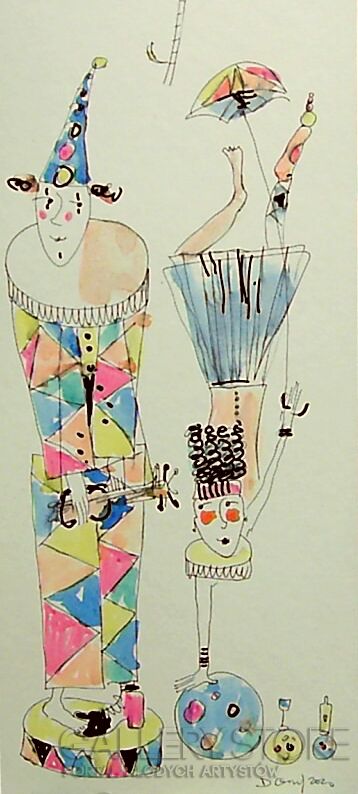 First27147 Last27147-Arlekin i panna-Akryl