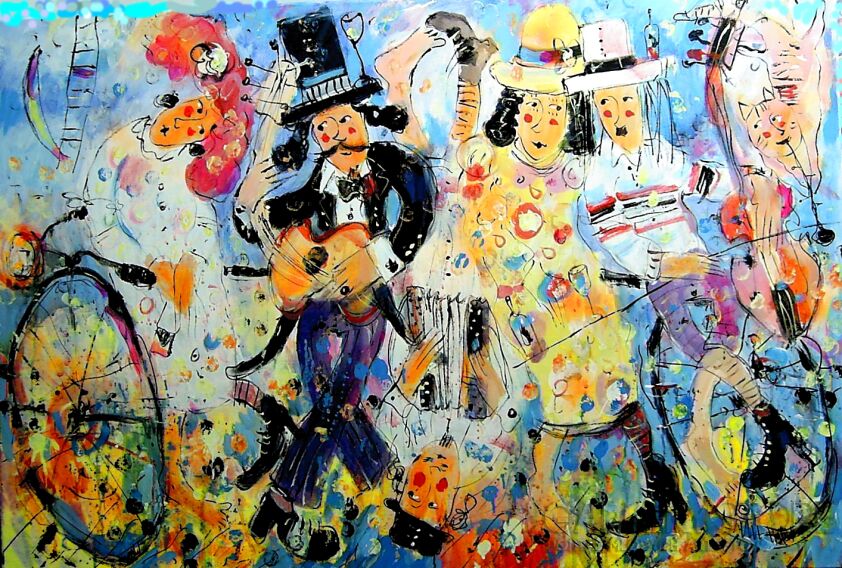 First27147 Last27147-Band na tandemie....-Akryl