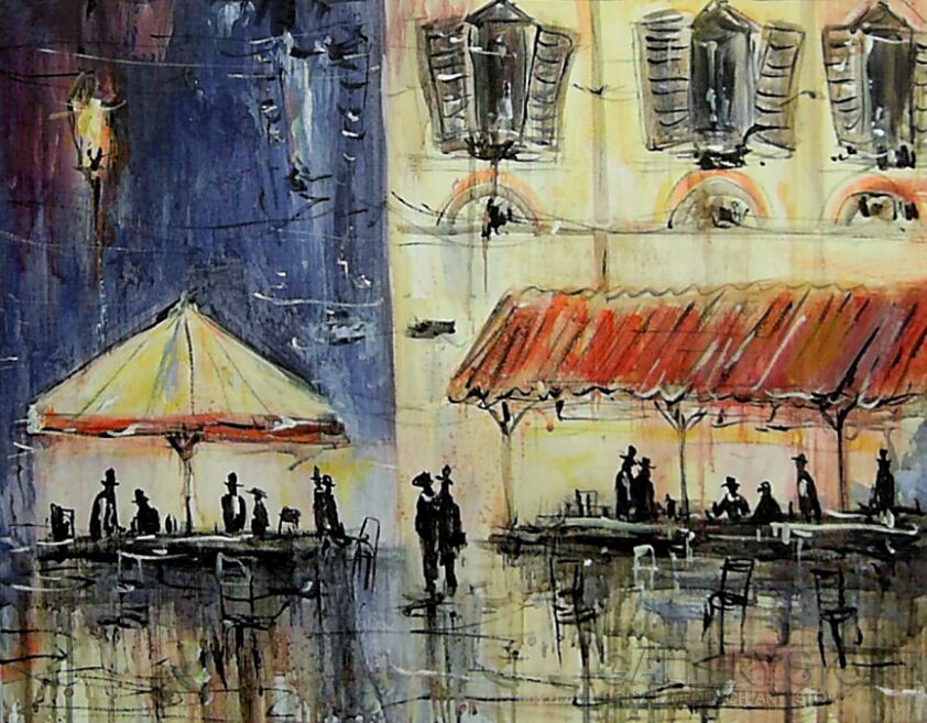 First27147 Last27147-Cafe de Paris...-Akryl