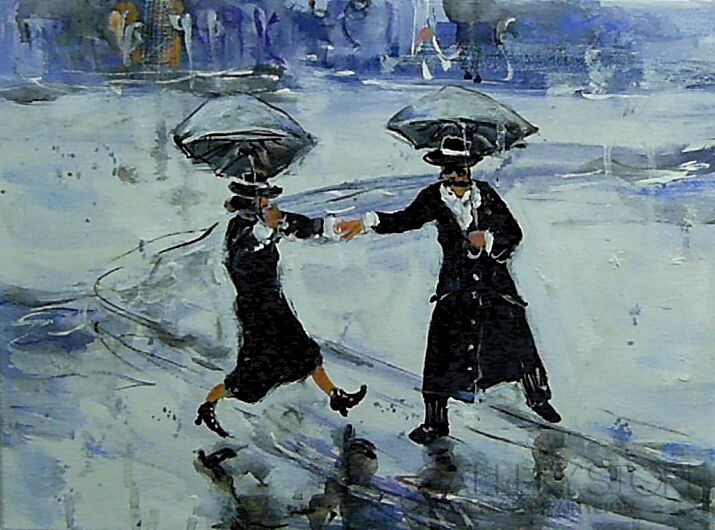 First27147 Last27147-Deszczowe spotkanie....-Akryl