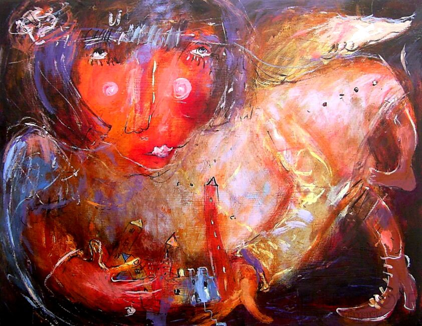 First27147 Last27147-Dobry duch nad miastem....-Akryl