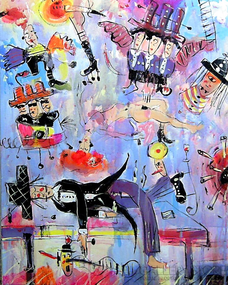 First27147 Last27147-Gdy rozum śpi budzą się...-Akryl