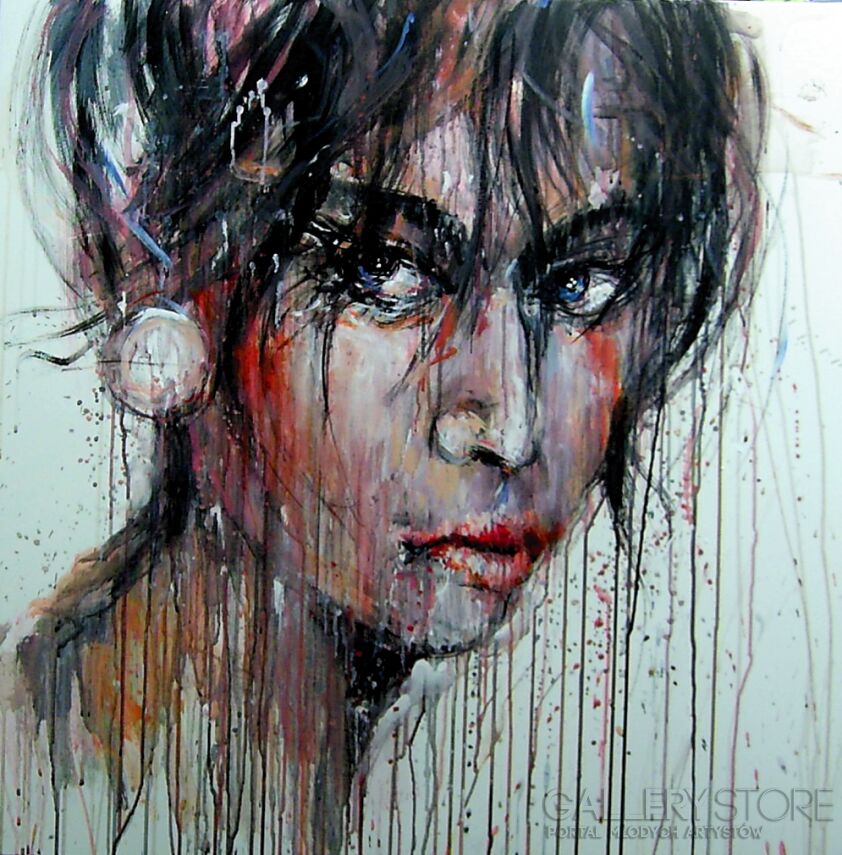 First27147 Last27147-Hiszpanka z kolczykiem....-Akryl