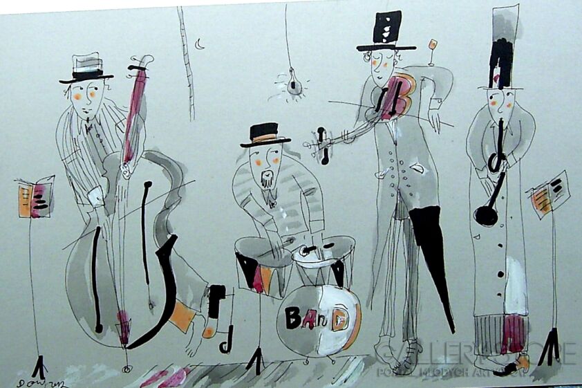 First27147 Last27147-Jazzowe granie....-Rysunek