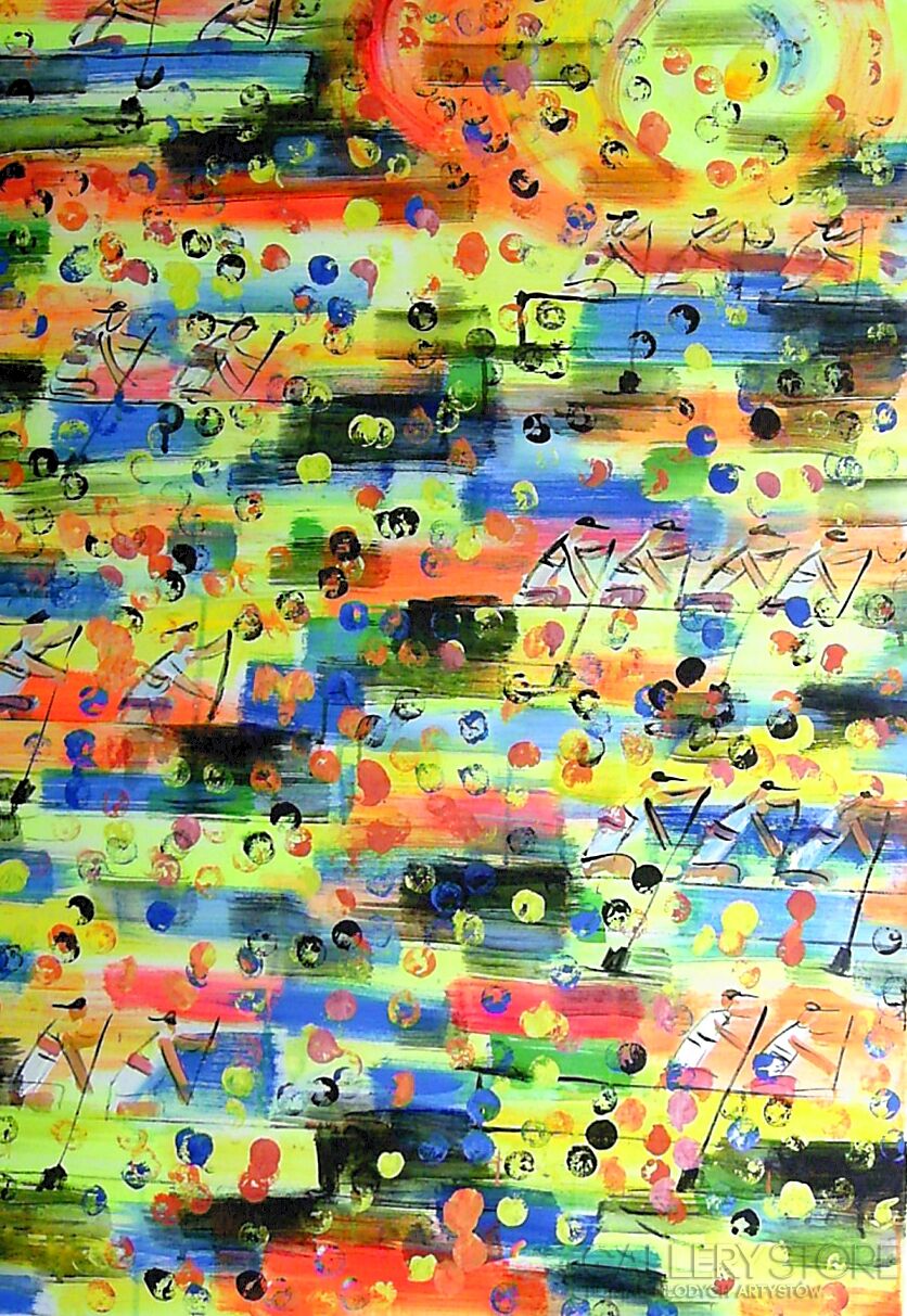 First27147 Last27147-Kanadyjkarze w słońcu....-Akryl