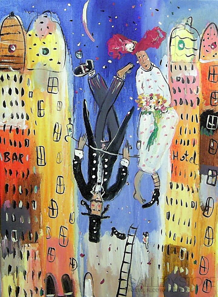 First27147 Last27147-Miłość nad domami...-Akryl