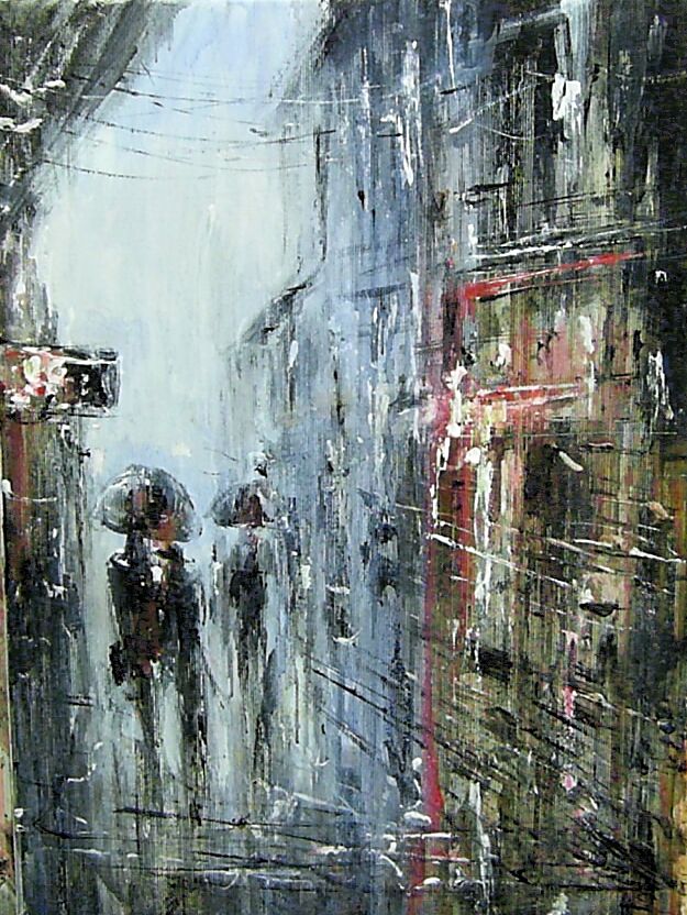 First27147 Last27147-Parasole w mieście...-Akryl