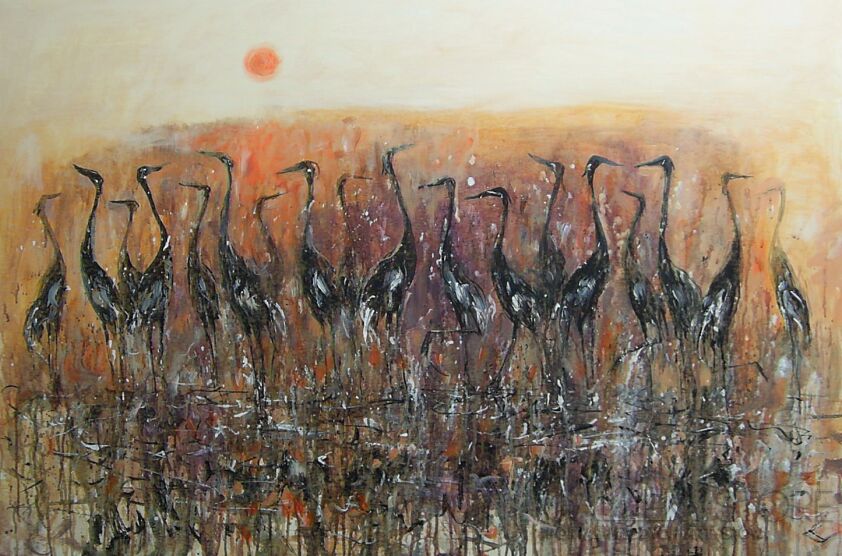 First27147 Last27147-Ptaki w słońcu.....-Akryl