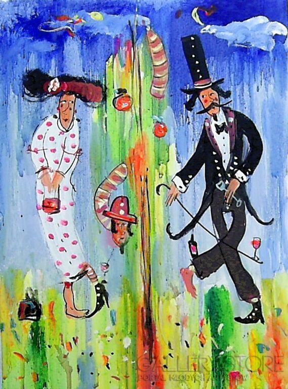 First27147 Last27147-Rajskie drzewo....-Akryl