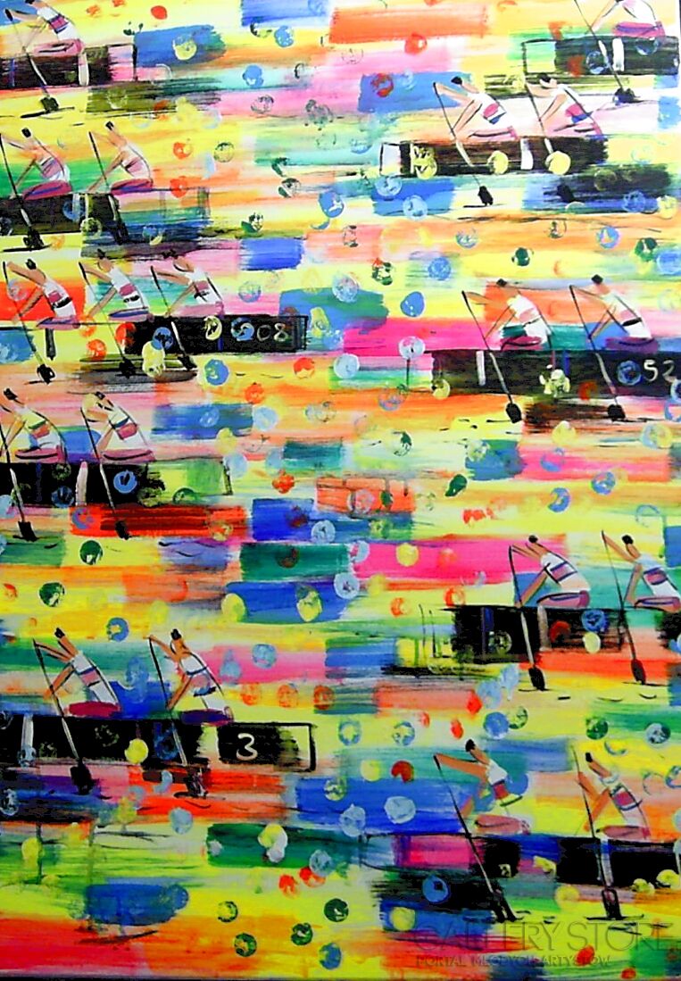 First27147 Last27147-Regaty w słońcu....-Akryl
