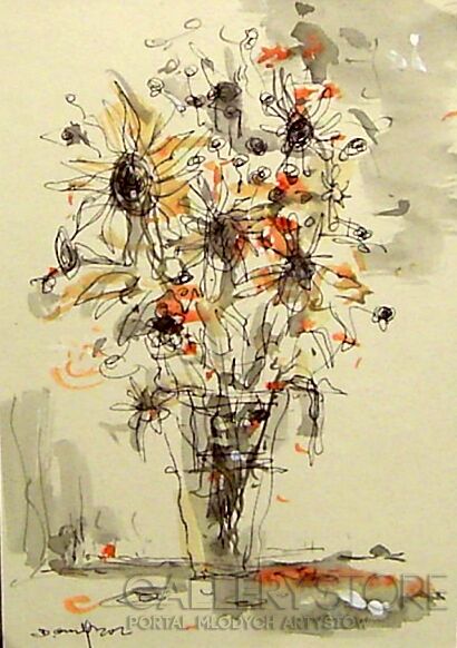 First27147 Last27147-Słoneczniki w wazonie...-Gwasz