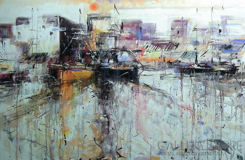 First27147 Last27147-Spokojna zatoczka....-Akryl