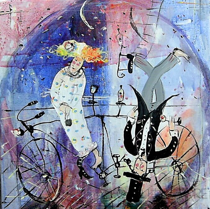 First27147 Last27147-Tandem dla dwojga zakochanych...-Akryl
