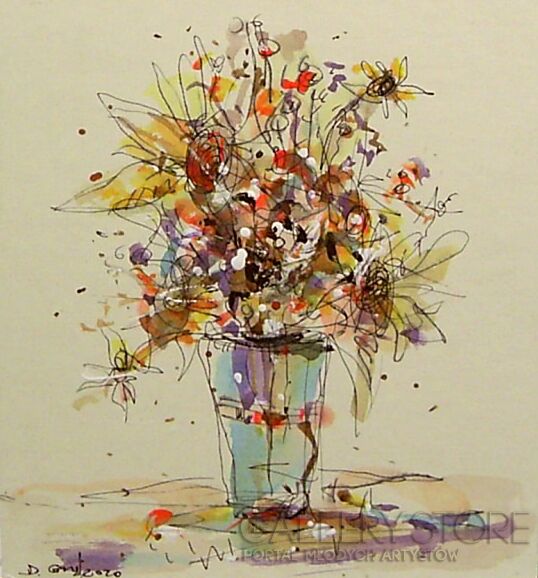 First27147 Last27147-Wazon z kwiatami....-Gwasz