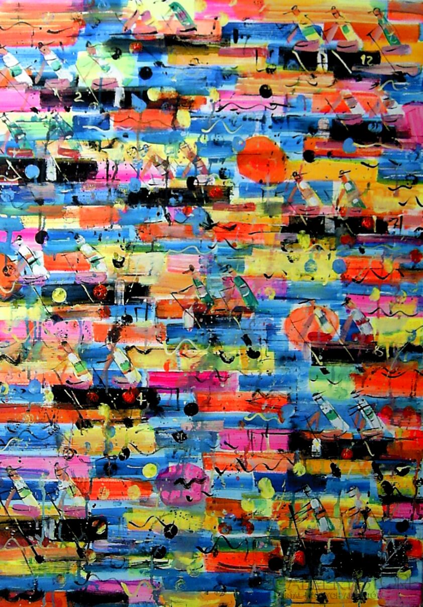 First27147 Last27147-Wioślarskie regaty...-Akryl