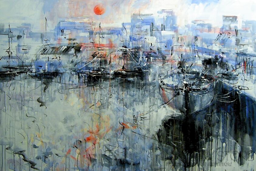 First27147 Last27147-Zatoka w słońcu....-Akryl