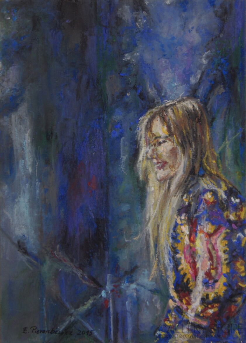 First36631 Last36631-Letni portret-Technika mieszana