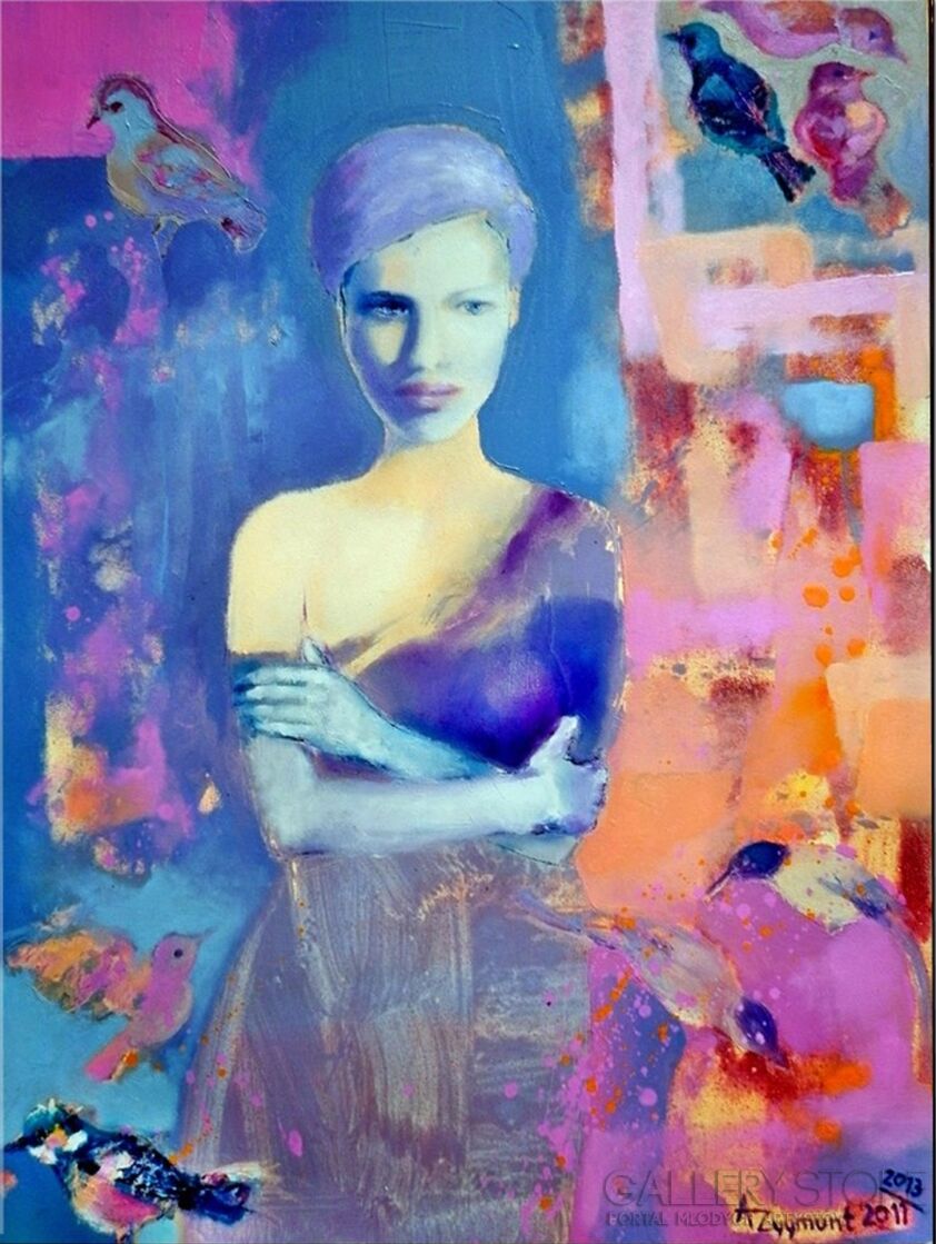 First190 Last190-THOUGHTFUL 2, year 2013, oil canvas-Olej