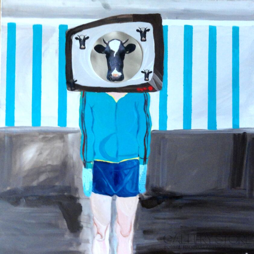 First26349 Last26349-watch cow-Akryl