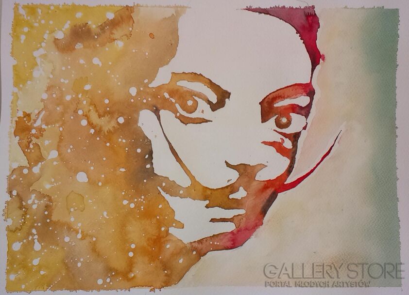 First26956 Last26956-Woman Dali-Akwarela