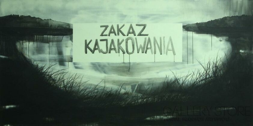 First472 Last472-Untitled - ''No canoeing''-Malarstwo