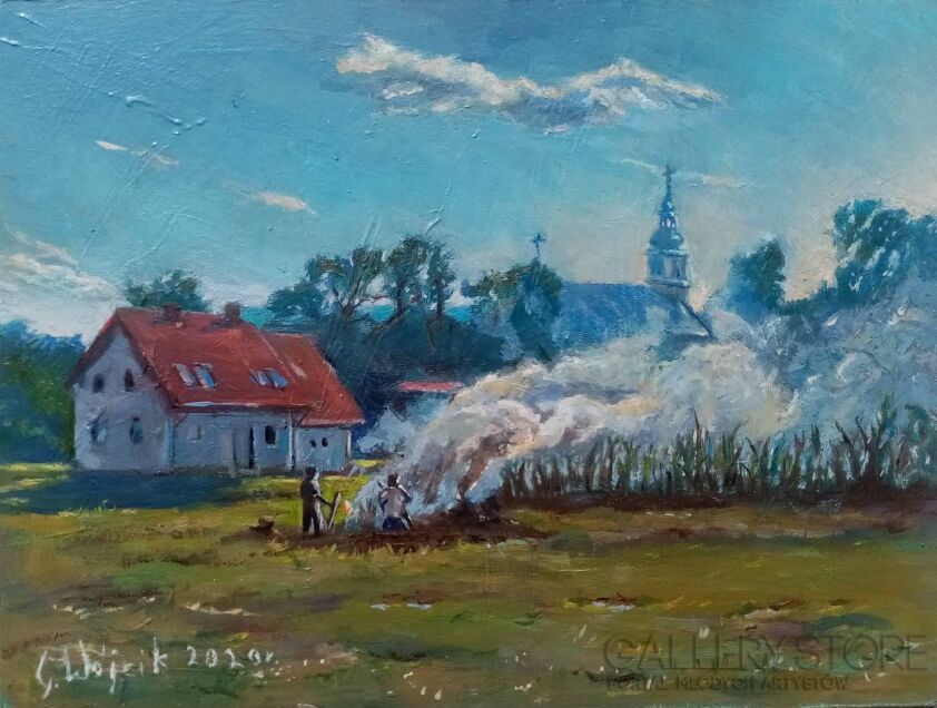 First35161 Last35161-Jesienne Ogniska w Zakliczynie-Olej