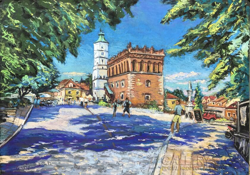 First35161 Last35161-RYNEK W SANDOMIERZU-Rysunek