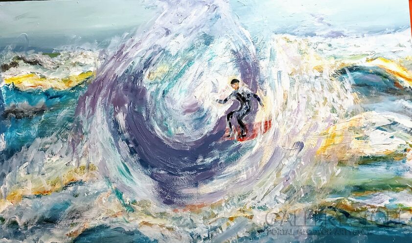 First35431 Last35431-Surfing-Akryl