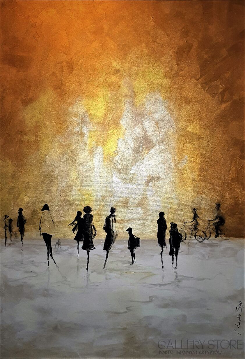 First32431 Last32431-The golden city of people-Akryl