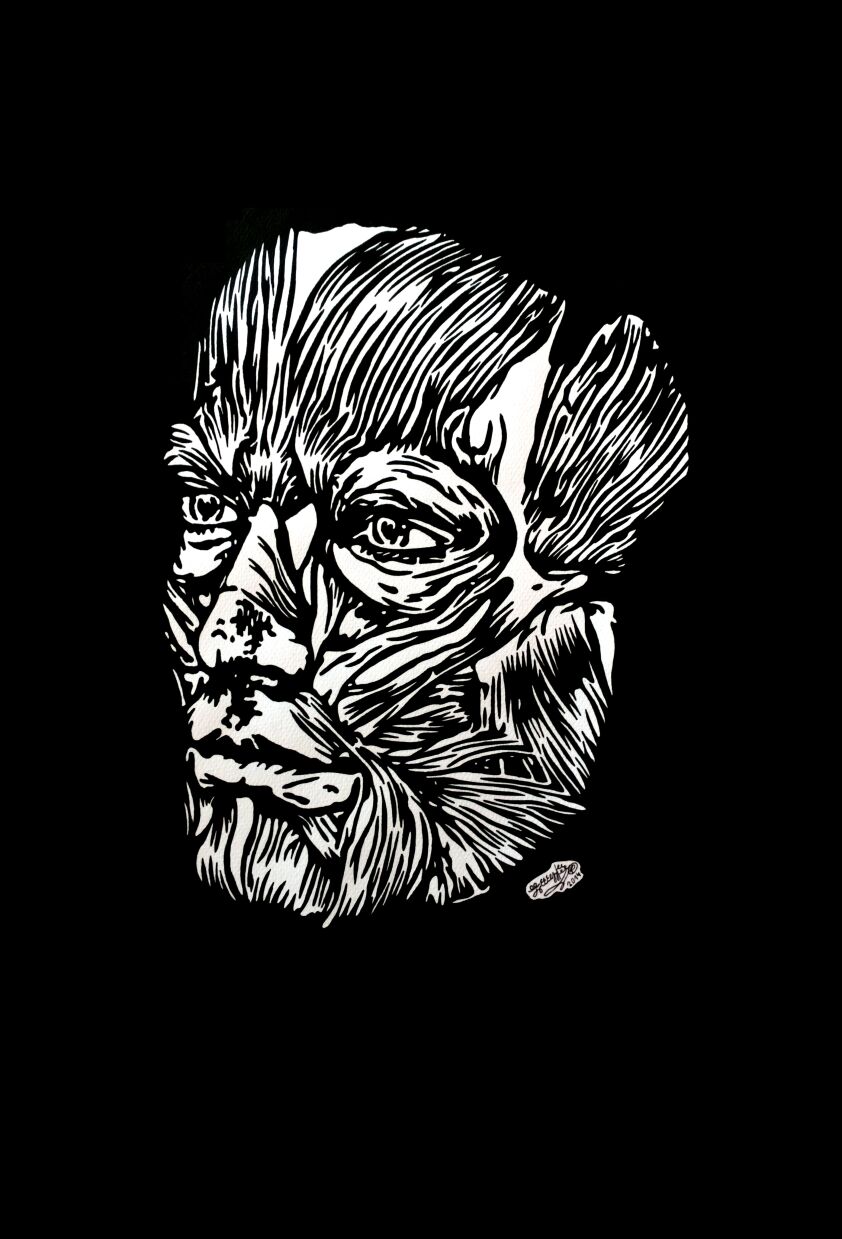 First26625 Last26625-Humanoid - księga twarzy -Rysunek