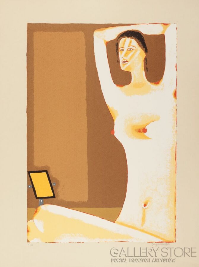 First32078 Last32078-AKT Z LUSTERKIEM, 1997-Serigrafia