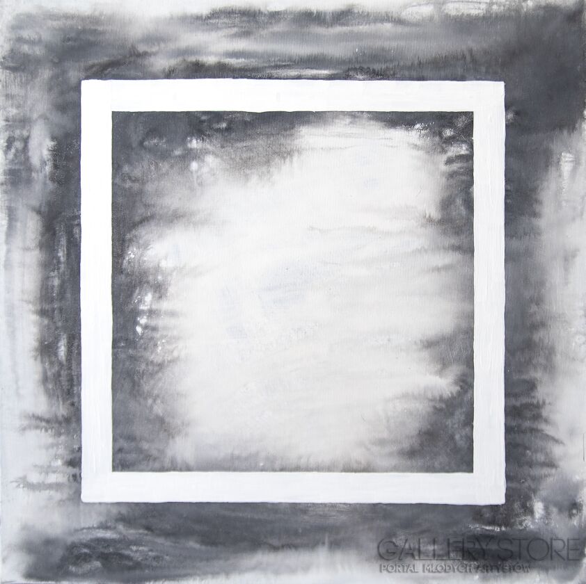 First32034 Last32034-BLACK & WHITE GEOMETRIC I-Akryl