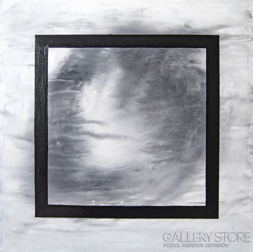 First32034 Last32034-BLACK & WHITE GEOMETRIC II -Akryl